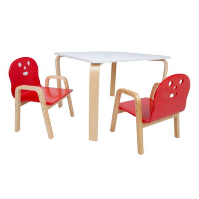 HAPPY lastenpöytä ja 2 tuolia - Mööpeli.com