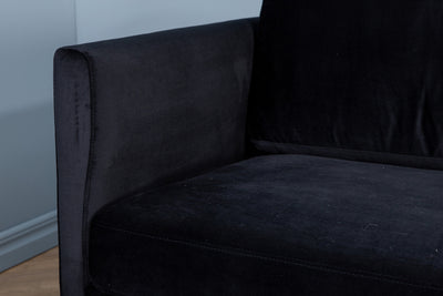 Zoom 3-istuttava sohva musta