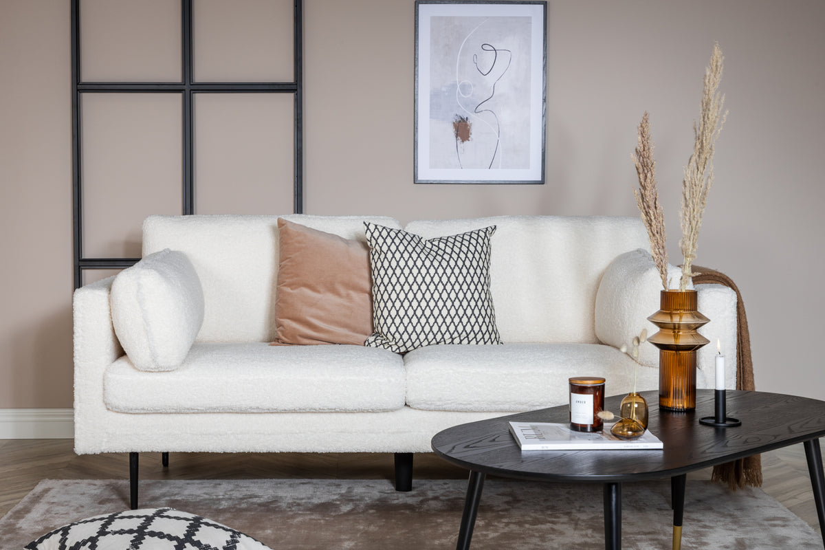 Boom 3-istuttava sohva valkoinen - Mööpeli.com