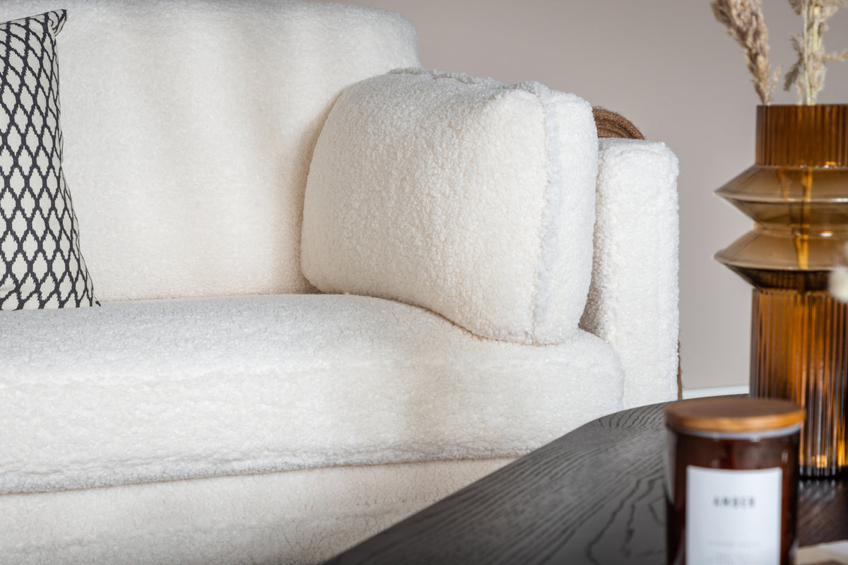 Boom 3-istuttava sohva valkoinen - Mööpeli.com