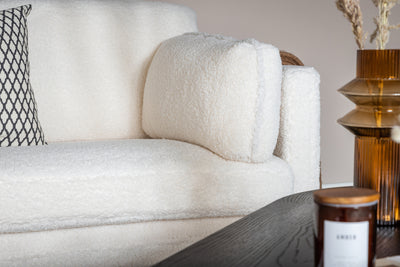 Boom 3-istuttava sohva valkoinen - Mööpeli.com