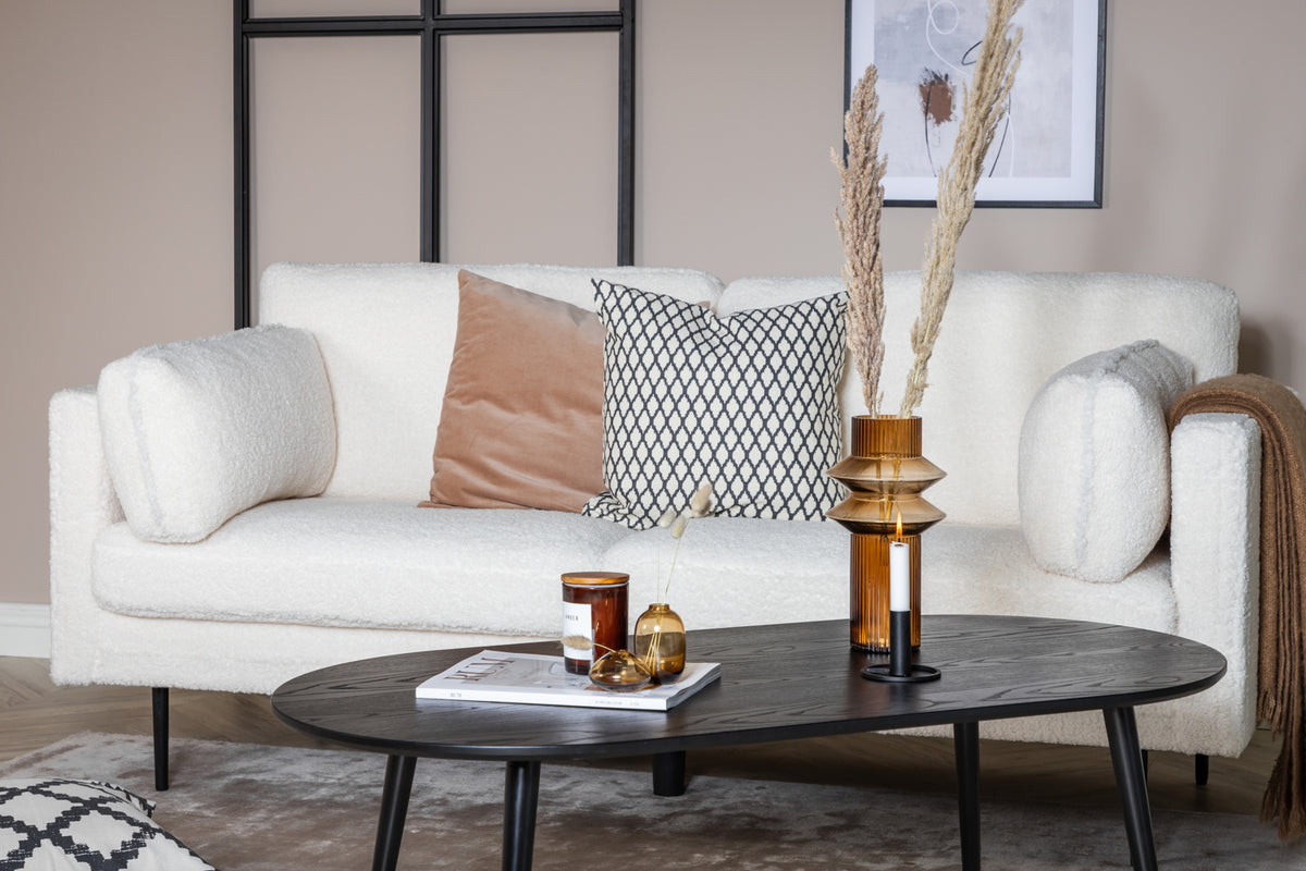 Boom 3-istuttava sohva valkoinen - Mööpeli.com