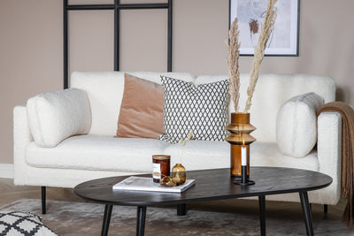 Boom 3-istuttava sohva valkoinen - Mööpeli.com