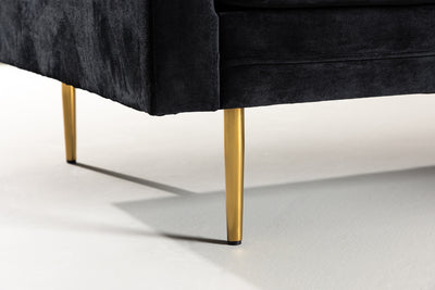 Boom 3-istuttava sohva musta - Mööpeli.com