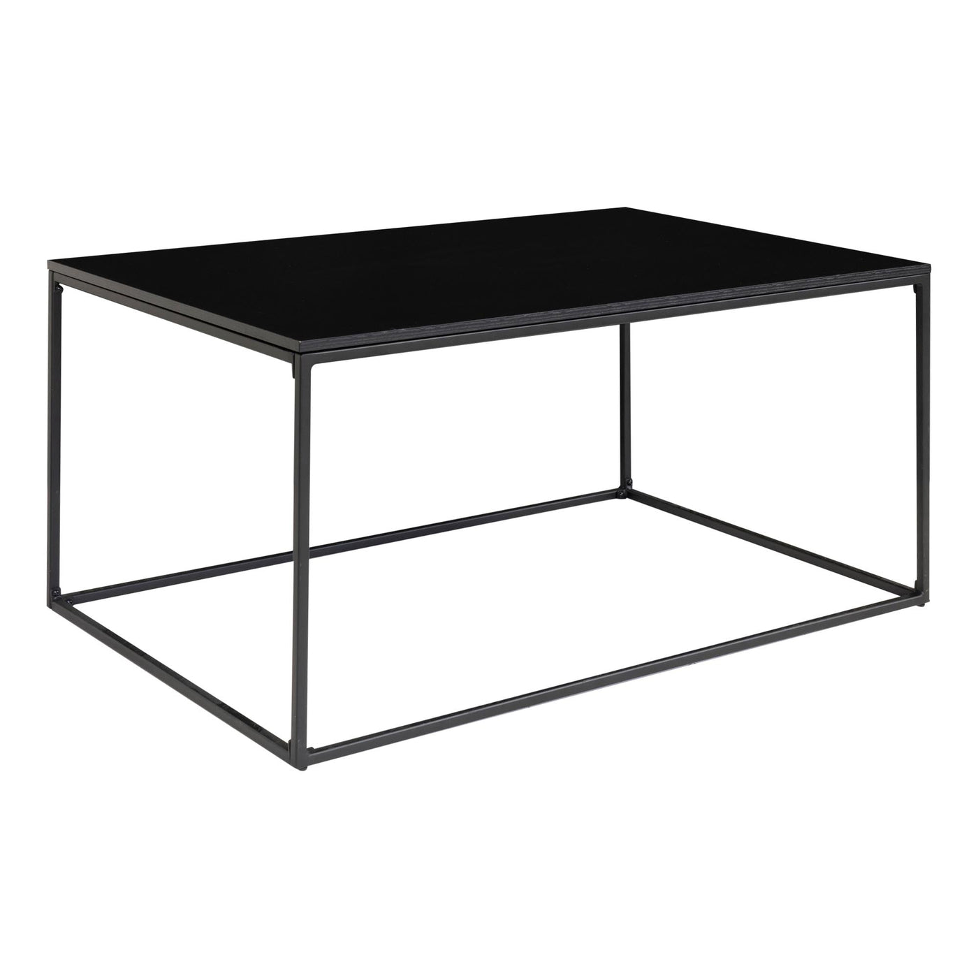 Vita sohvapöytä 60x90 cm, musta - Mööpeli.com
