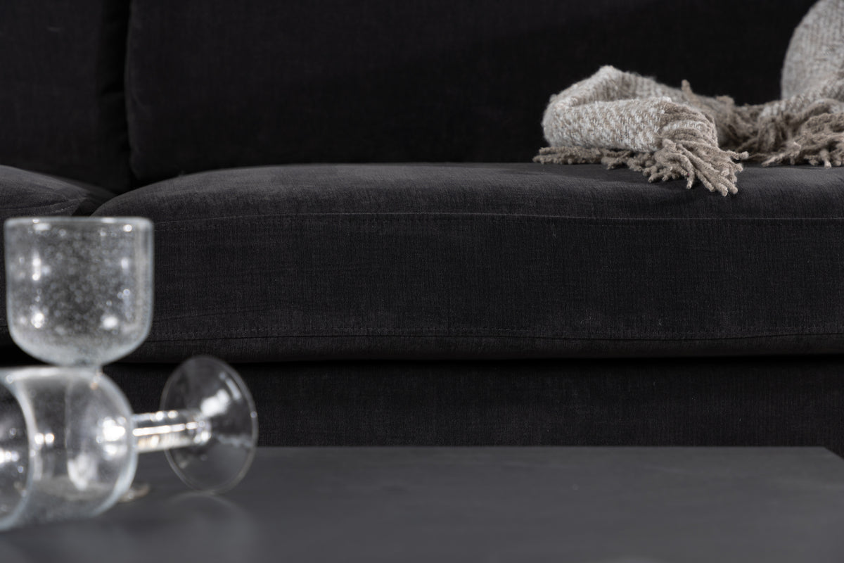 Antibes 3-istuttava sohva tummanharmaa