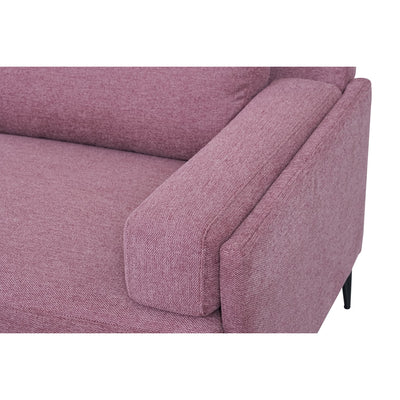 Amsterdam 2 istuttava sohva, roosa