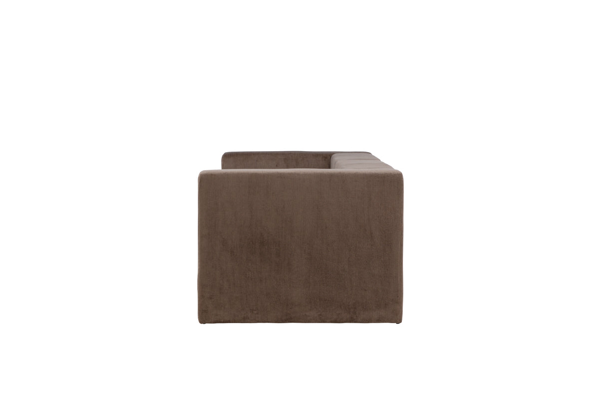 Lumi 3-istuttava sohva, ruskea