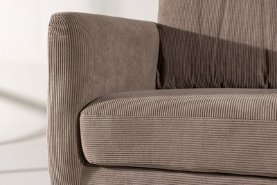 Sky 3-istuttava sohva, ruskea