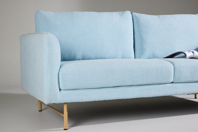 Sky 3-istuttava sohva sininen