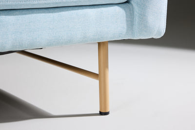 Sky 3-istuttava sohva sininen