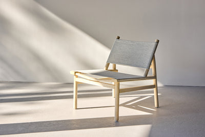 Millo-nojatuoli, luonnonvärinen