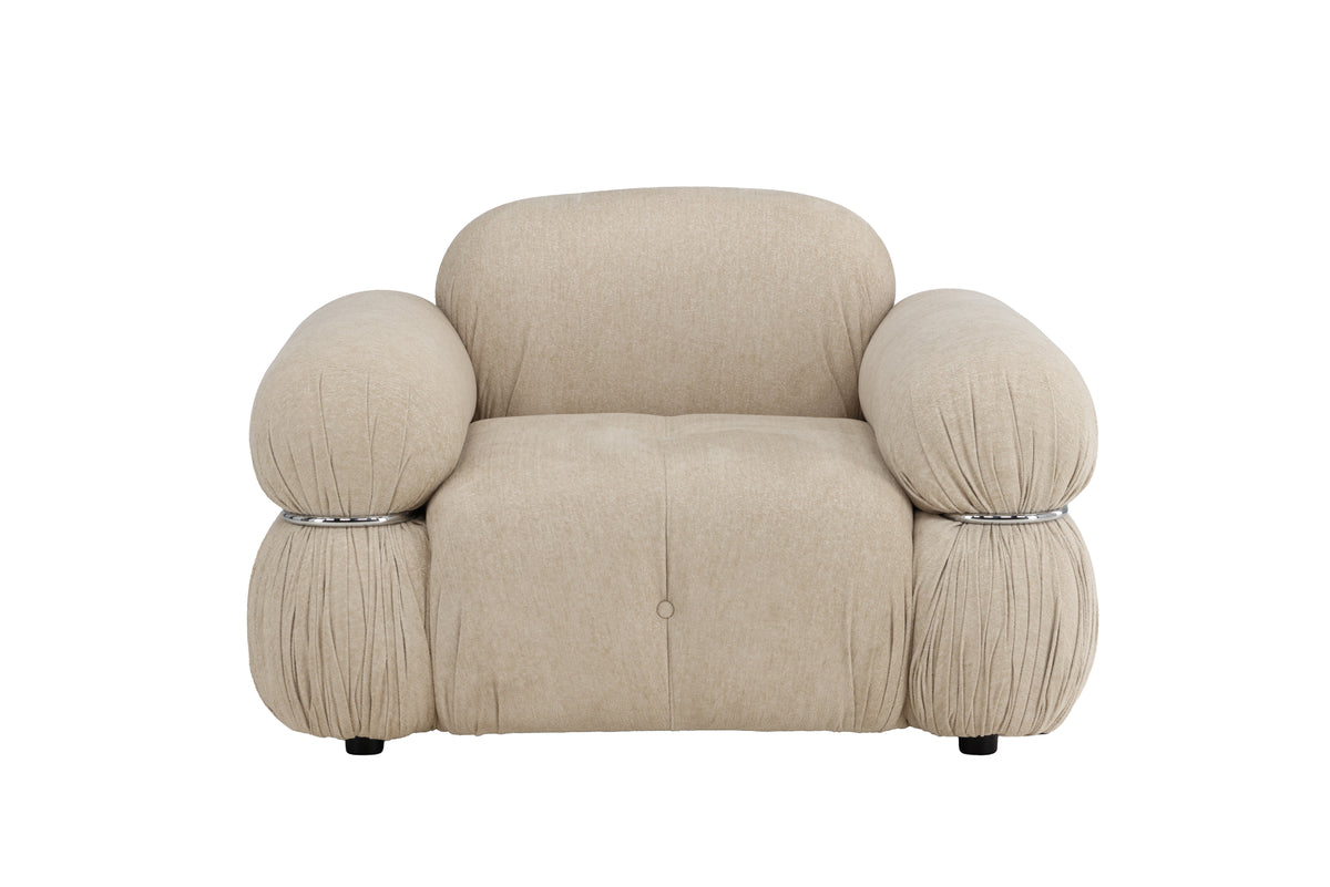 Mika-nojatuoli beige