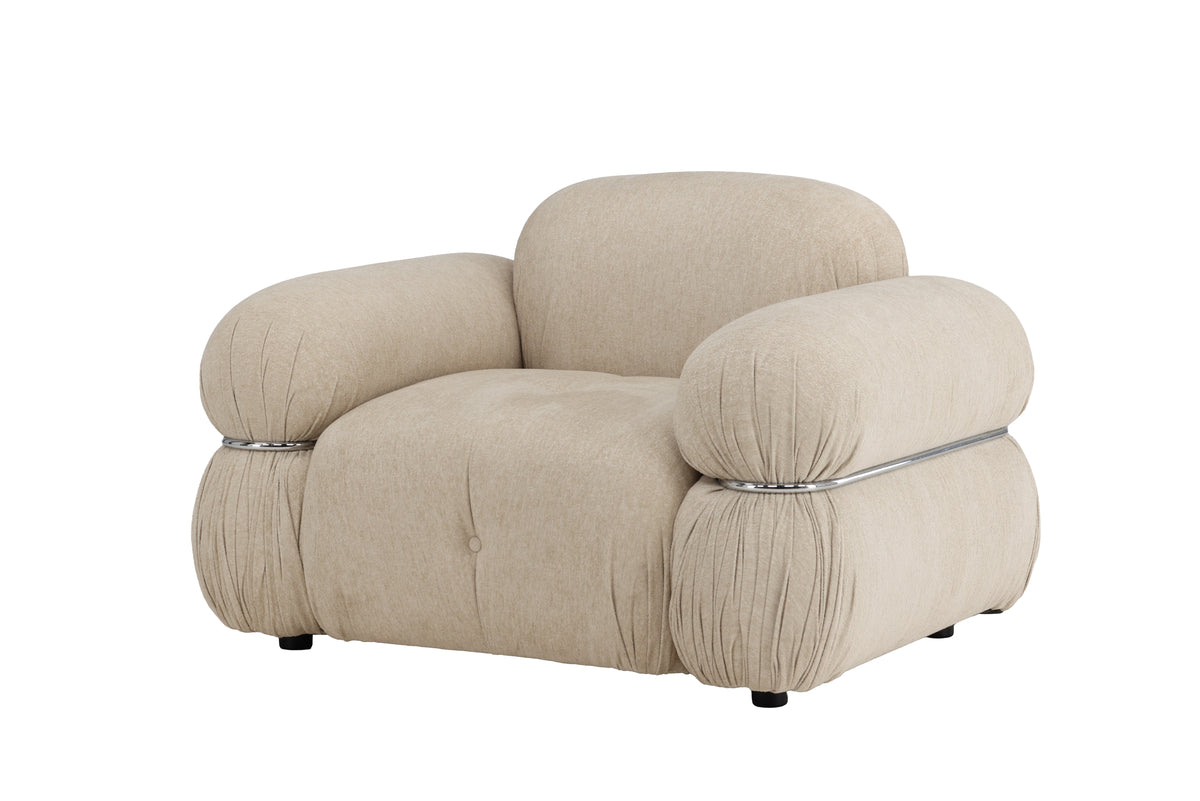 Mika-nojatuoli beige