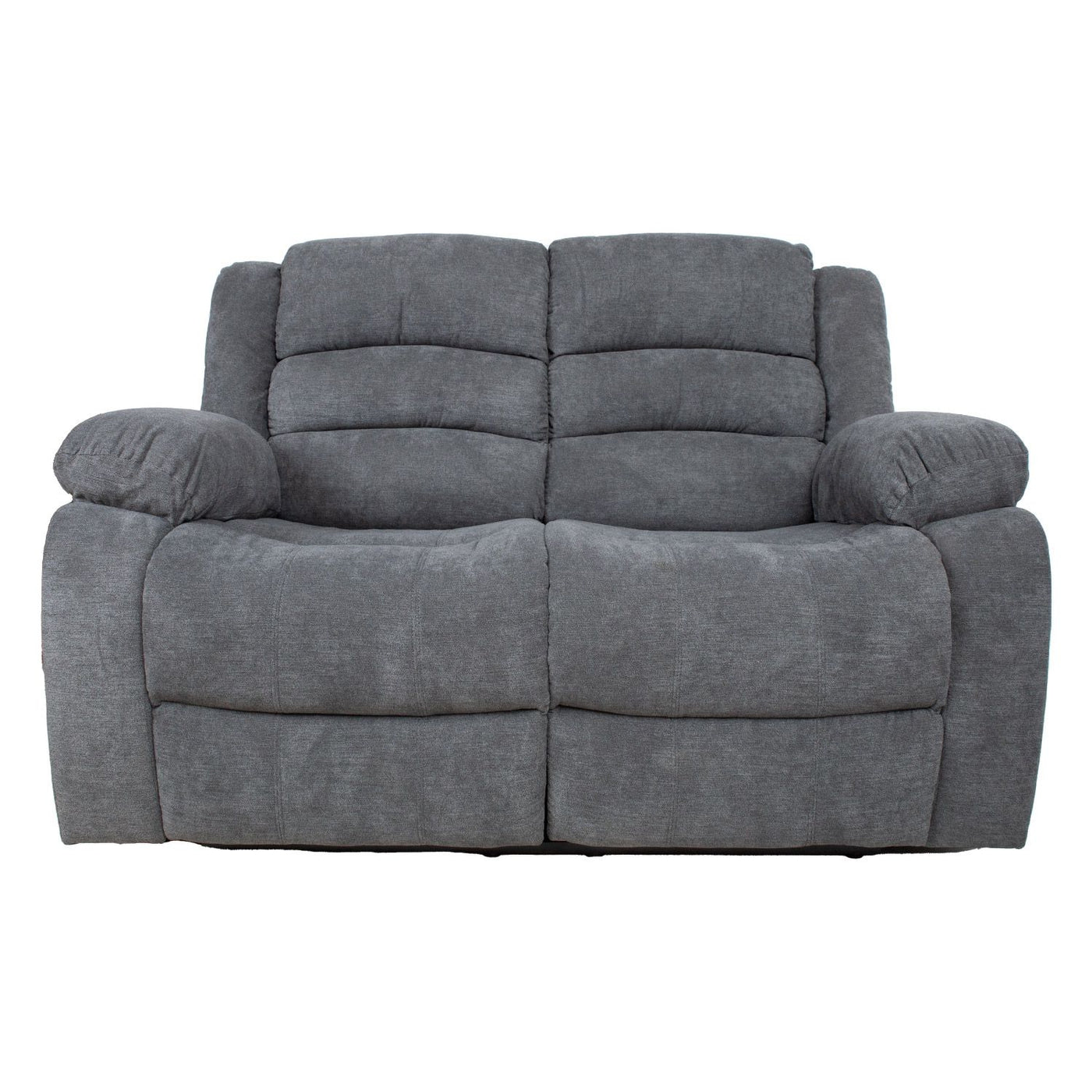 Malina 2-istuttava recliner sohva, tumma harmaa