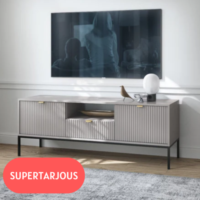 Latte TV stand gray