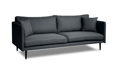 Classic 3-istuttava sohva, väri tumma harmaa - Mööpeli.com