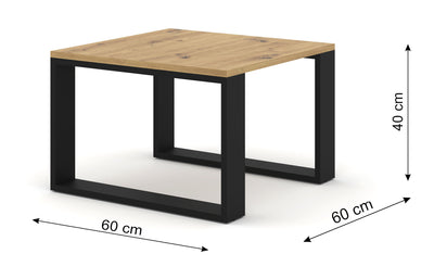 Nuka M sohvapöytä setti, 60x60 ja 38x38 cm - Mööpeli.com