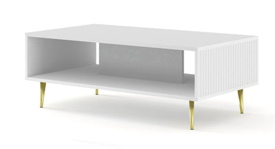 Ravenna sohvapöytä 90x60cm, valkoinen - Mööpeli.com