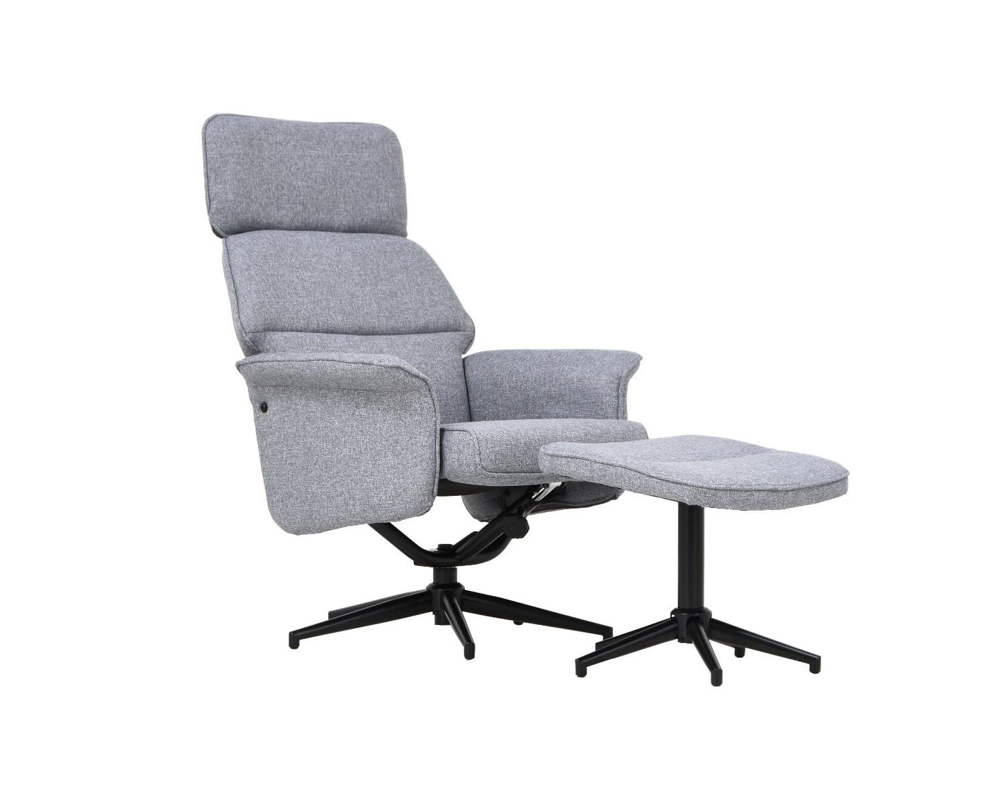 Vega-nojatuoli ja rahi harmaa