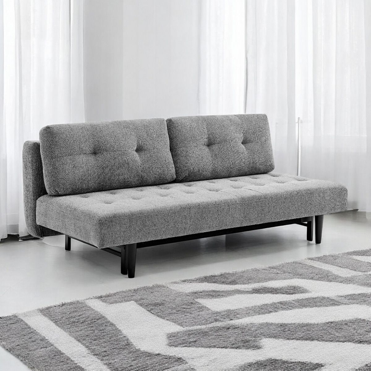 Wilton-vuodesohva 3-istuttava harmaa