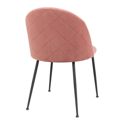 Geneve tuoli, roosa sametti