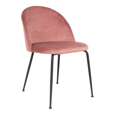 Geneve tuoli, roosa sametti - Mööpeli.com
