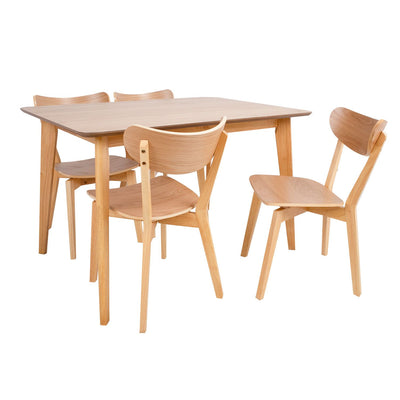 Roxby ruokapöytä 120x80 cm, tammenväri - Mööpeli.com