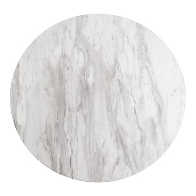 Bolzano sohvapöytä, ø70 cm, messinki/marmori