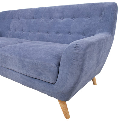 Rihanna 3-istuttava sohva, sininen