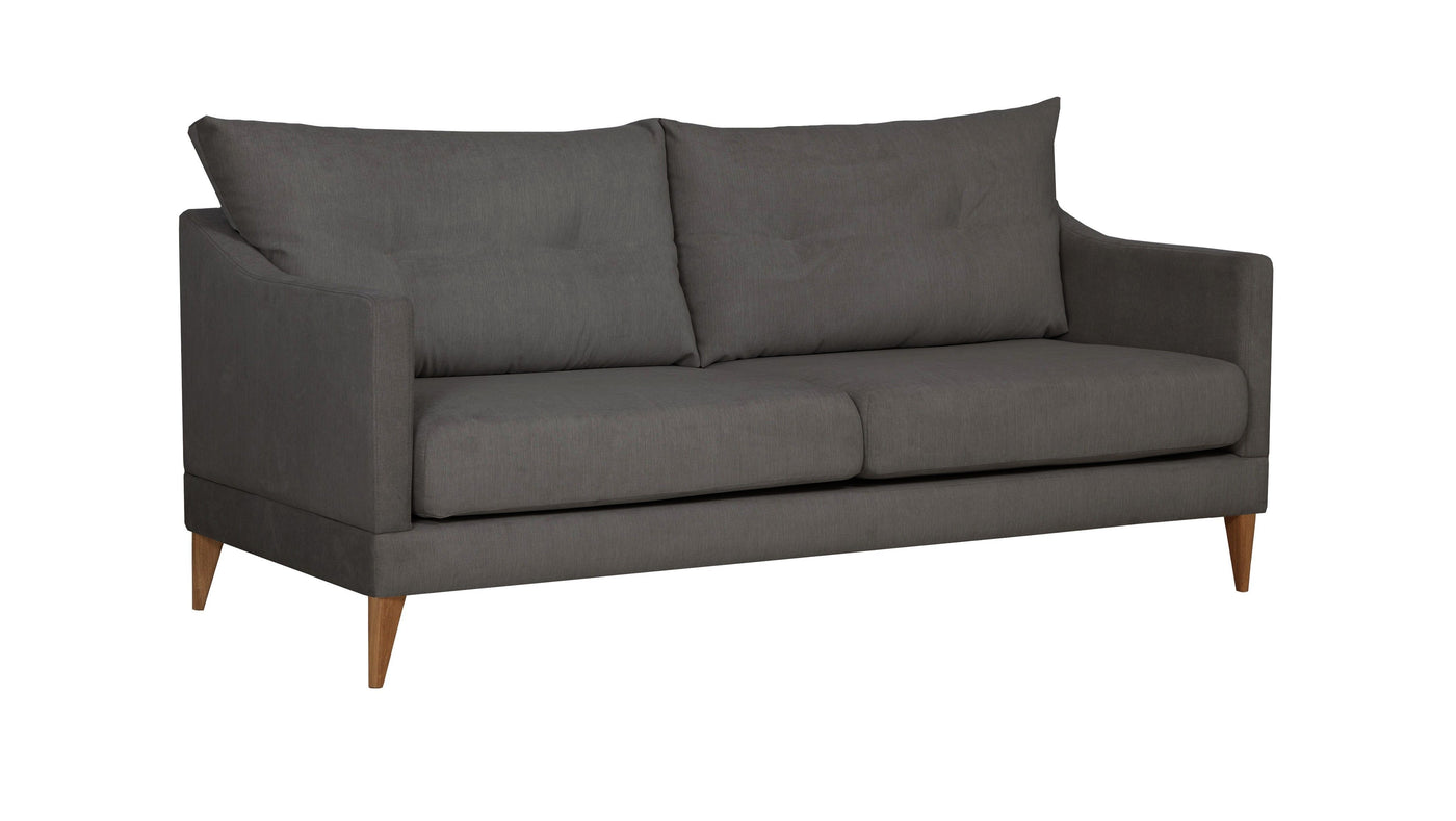 Paris 3-istuttava sohva, tummanruskea