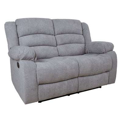 Malina 2-istuttava recliner sohva, harmaa
