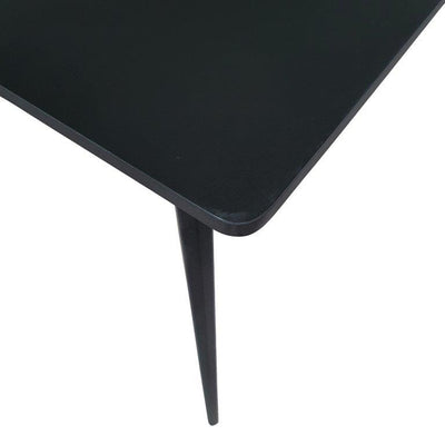 Stone kivinen ruokapöytä 140x80cm, musta ja valkoinen - Mööpeli.com