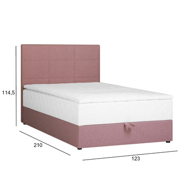 LEVI sänky 120x200cm, patjalla, säilytyslaatikolla ja päädyllä,