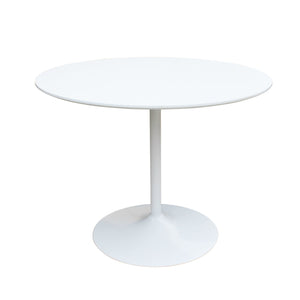 Wilma ruokapöytä 90cm, valkoinen - Mööpeli.com